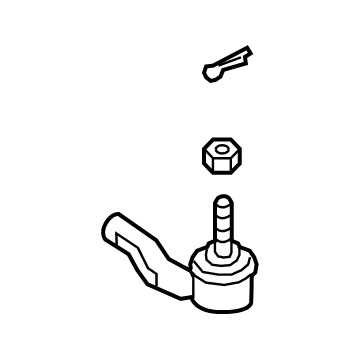 Lexus 45460-09280 End Set, Tie Rod, RH