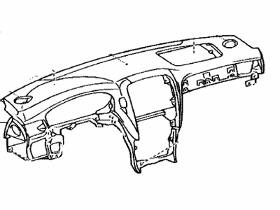 Lexus 55401-50900-E1 Pad Sub-Assy, Instrument Panel Safety