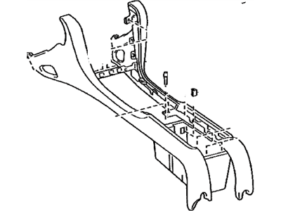 Lexus 58801-24050-E1 Box Sub-Assy, Console, Upper