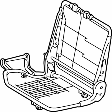 Lexus 71710-60161 Frame Assy, Rear Side Seat, RH