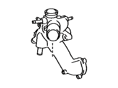 Lexus 16304-31111 Outlet Sub-Assy, Water