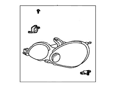 Lexus 81130-3A610 Headlamp Unit Assembly, Right