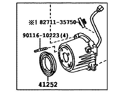 Lexus 41303-48010 Coupling Sub-Assy, Electro Magnetic Control