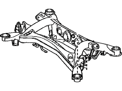 Lexus 51206-30081 Member Sub-Assy, Rear Suspension