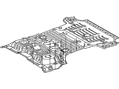 Lexus 58311-60C60 Pan, RR Floor