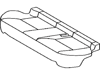 Lexus 71075-76260-C8 Rear Seat Cover Sub-Assembly