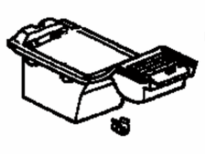 Lexus 58912-50050 Box, Rear Console, Lower