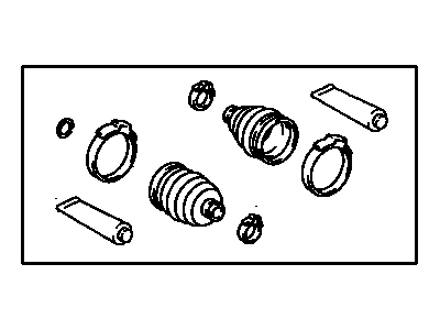 Lexus 04429-30081 Boot Kit, RR Drive S