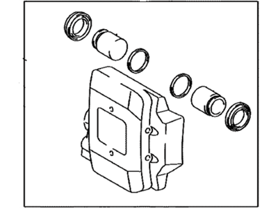 Lexus 47830-50140 Rear Passenger Disc Brake Cylinder Assembly