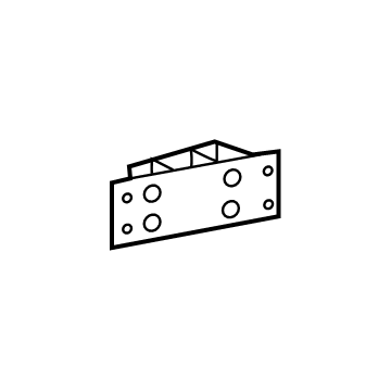 Lexus 58323-53071 Reinforcement, RR Bu