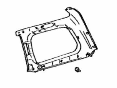 Lexus 62480-60090-A0 Garnish, Roof Side, Inner LH