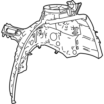 Lexus 61608-11040 Panel Sub-Assembly, Qtr