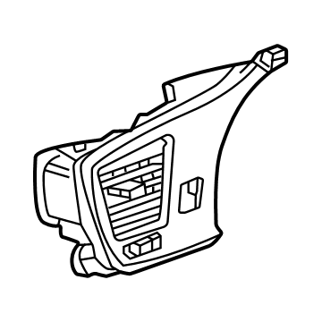 Lexus 55650-78030 REGISTER ASSY, INSTR