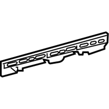 Lexus 76312-60010 Moulding, Front Door, Upper Center LH