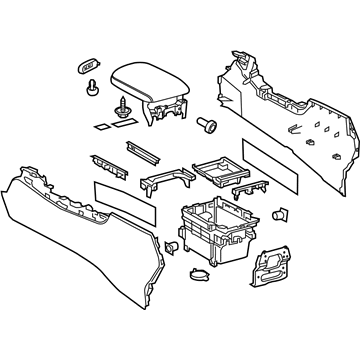 Lexus 58901-78013-C5 Box Sub-Assembly, CONSOL