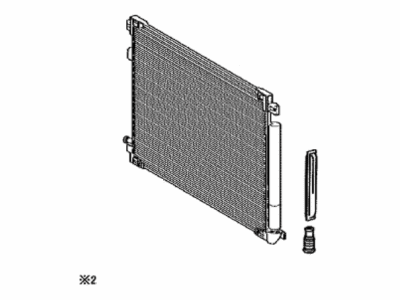 Lexus 884A0-33060 CONDENSER Assembly, Supp