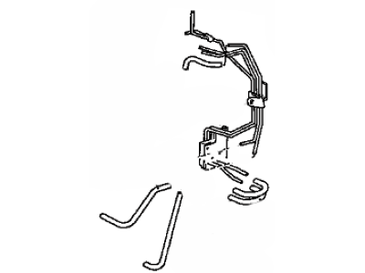 Lexus 25707-46041 Pipe Sub-Assy, Vacuum Transmitting, NO.2