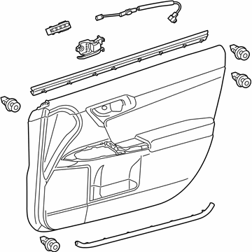 Lexus 67610-76231-C9 Panel Assembly, Front Door