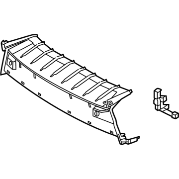 Lexus 53155-78030 SEAL, RADIATOR GRILL