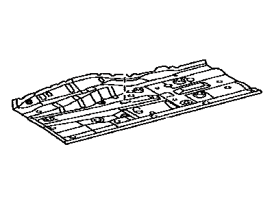 Lexus 58112-24050 Pan, Front Floor, LH