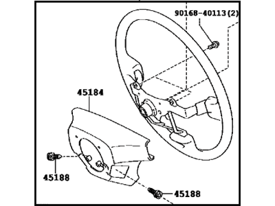 Lexus 45100-30B60-C0 Steering Wheel Assembly