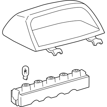 Lexus 81570-30130-B0 Lamp Assy, Center Stop