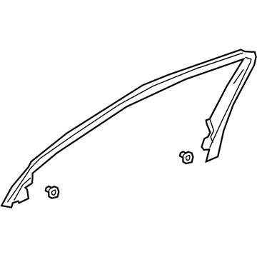 Lexus 67663-76020-C0 GARNISH, Door Frame