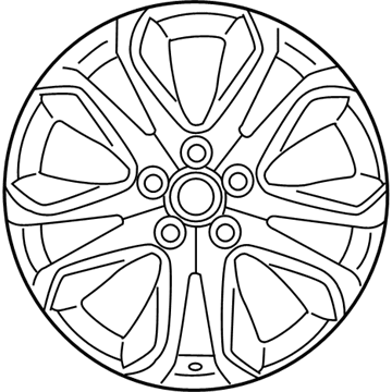 Lexus 42611-50830 Wheel, Disc