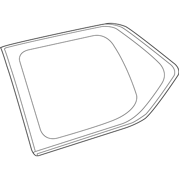 Lexus 62720-60L30 Window Assembly, Quarter