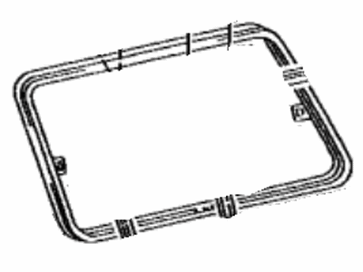 Lexus 62741-60040 Weatherstrip, Quarter Window, RH