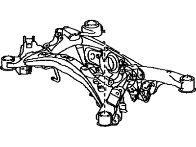 Lexus 51206-30152 Member Sub-Assembly, Rear