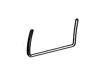 Lexus 62312-32070 Weatherstrip, Front Door Opening Trim, LH