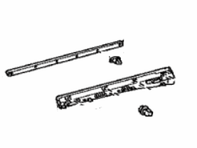 Lexus 75746-48020 Moulding, Rear Door Outside, Lower LH