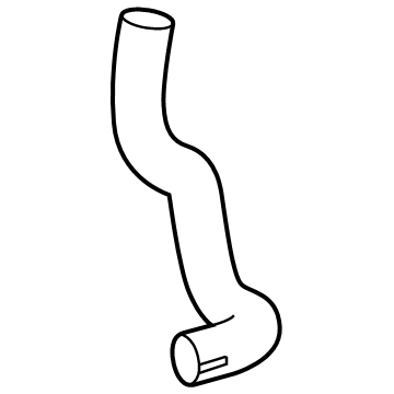 Lexus 16573-25030 HOSE, RADIATOR, NO.3