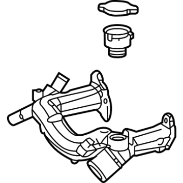 Lexus 16355-38080 Joint, Water By-Pass