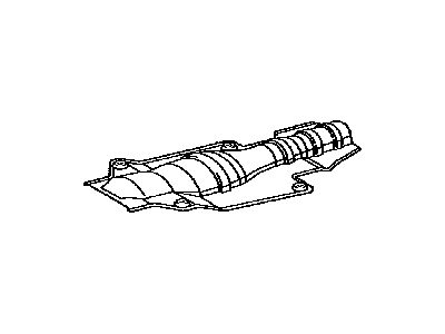 Lexus 58151-30170 Insulator, Front Floor Heat, NO.1