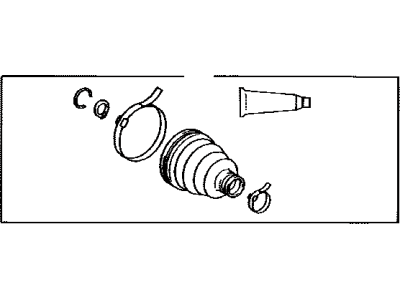 Lexus 04438-10120 Boot Kit, FR Drive S