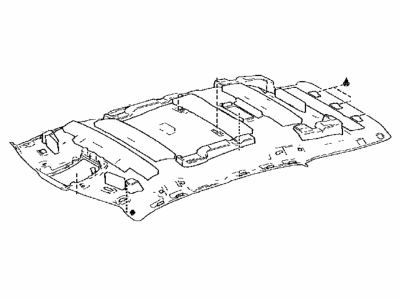 Lexus 63310-0E412-C0 HEADLINING Assembly, ROO