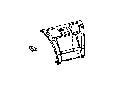 Lexus 55405-33190 Panel Sub-Assy, Instrument Cluster Finish, Center