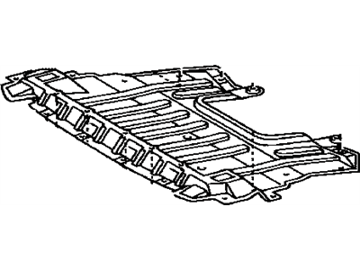 Lexus 51410-24010 Front Lower Under Engine Cover Panel B