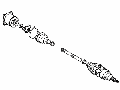 Lexus 42340-48010 Shaft Assy, Rear Drive, LH