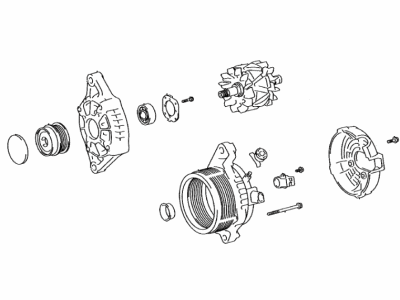 Lexus 27060-31370 Alternator Assembly With Regulator