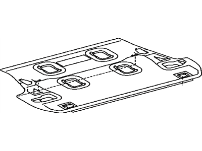 Lexus 58570-60D60-C2 Carpet Assembly, RR FLOO