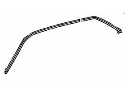 Lexus 62382-50031 Weatherstrip, Roof Side Rail, LH