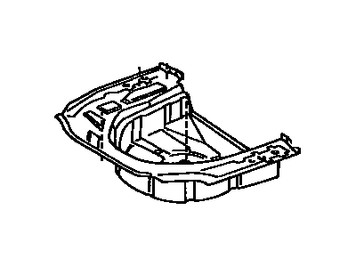 Lexus 58311-06010 Pan, Rear Floor