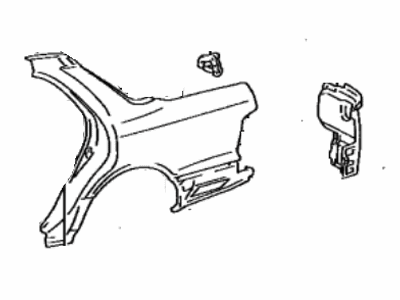 Lexus 61602-50010 Panel, Quarter, LH