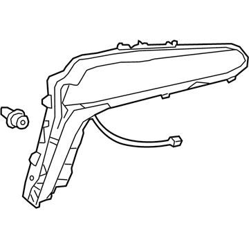 Lexus 81561-11210 Lens & Body, RR Comb