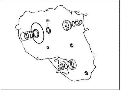 Lexus 04362-60870 Gasket Kit, Transfer Overhaul