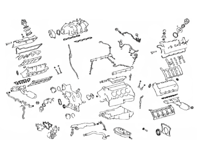 Lexus 04111-38180 Gasket Kit, Engine Overhaul