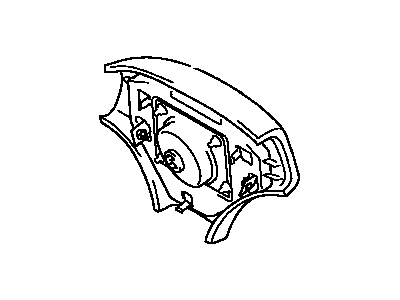 Lexus 45130-33341-C0 Button Assy, Horn